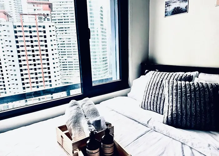 Apartment Luxurious 2 Bedroom Oasis In Air Residences With Bar Ktv And Games