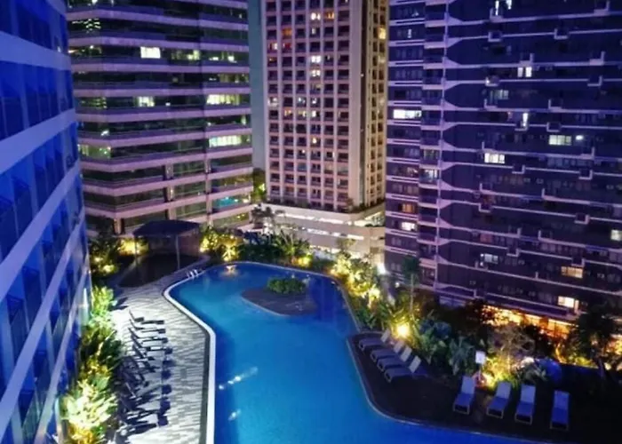 Apartment Luxurious 2 Bedroom Oasis In Air Residences With Bar Ktv And Games Manila